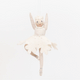 Nutcracker Snowflake Ballerina Ornament - Light