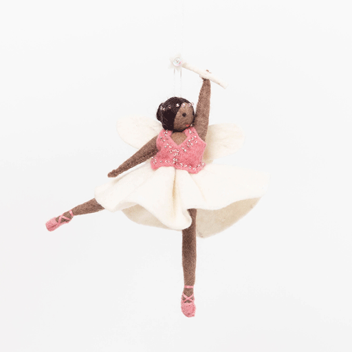Nutcracker Sugar Plum Fairy Ornament - Brown
