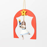 Nutcracker Clara Ballerina Wood Ornament