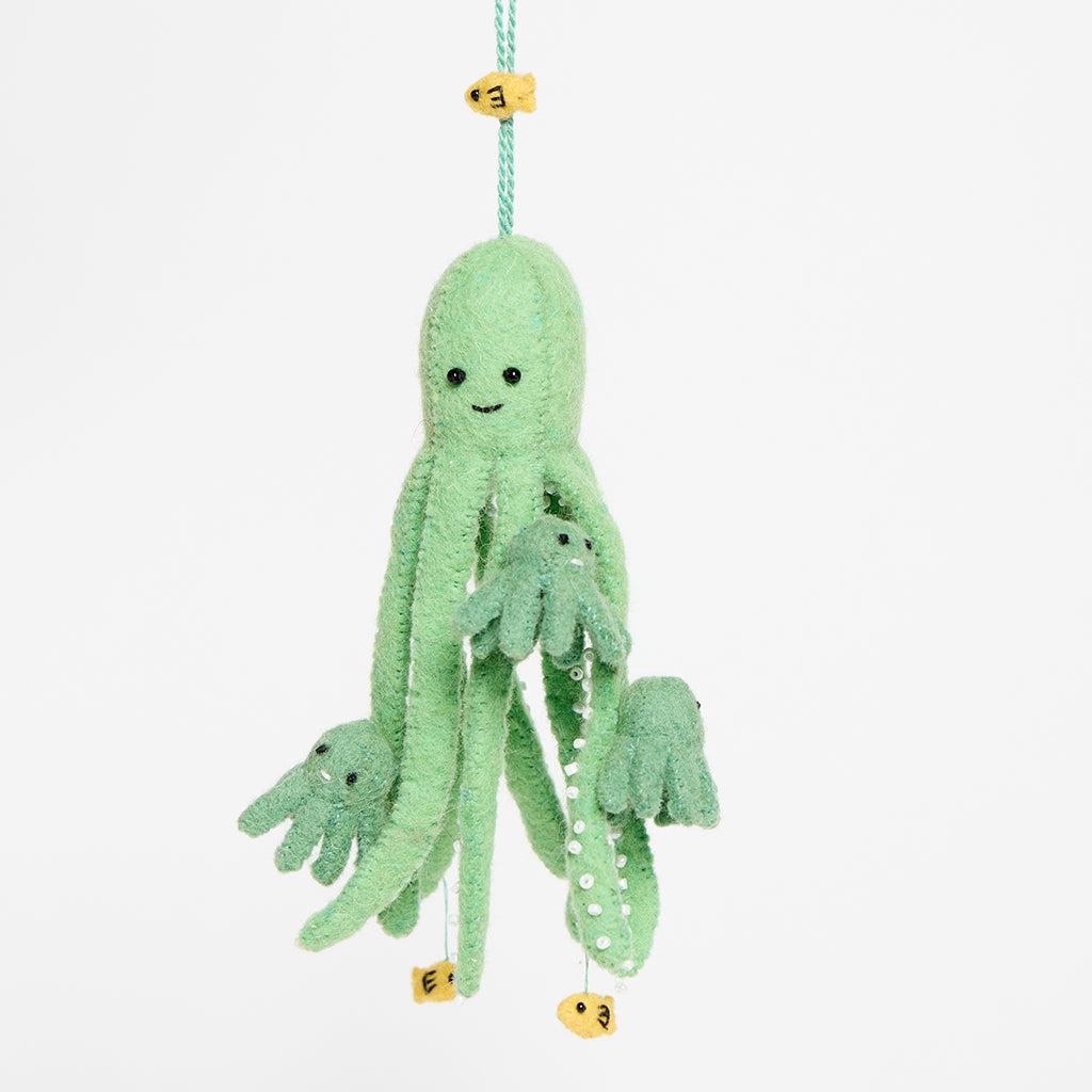 Octopus Parent & Kids Ornament