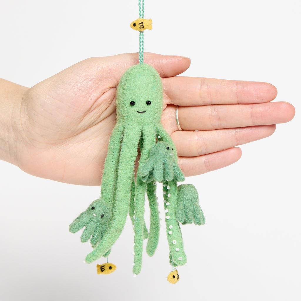 Octopus Parent & Kids Ornament