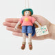 On the Trail Backpacker Ornament - Light