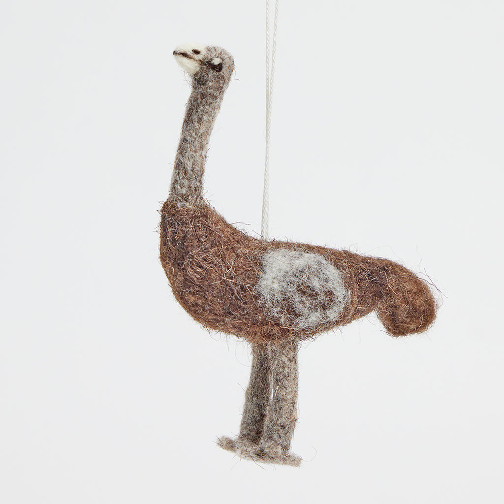Happy Ostrich Ornament