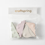 Pastel Honeycomb Paper Ornaments - Set of 4