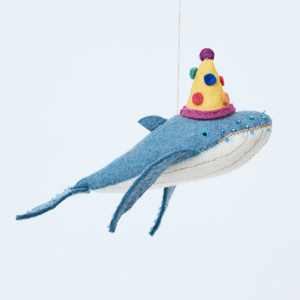 Party Splash Humpback Whale Ornament