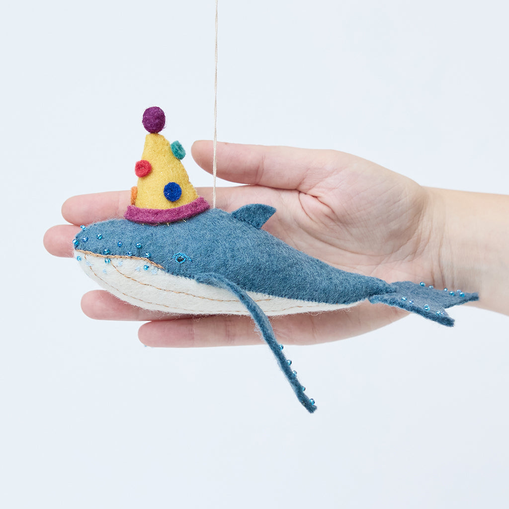 Party Splash Humpback Whale Ornament