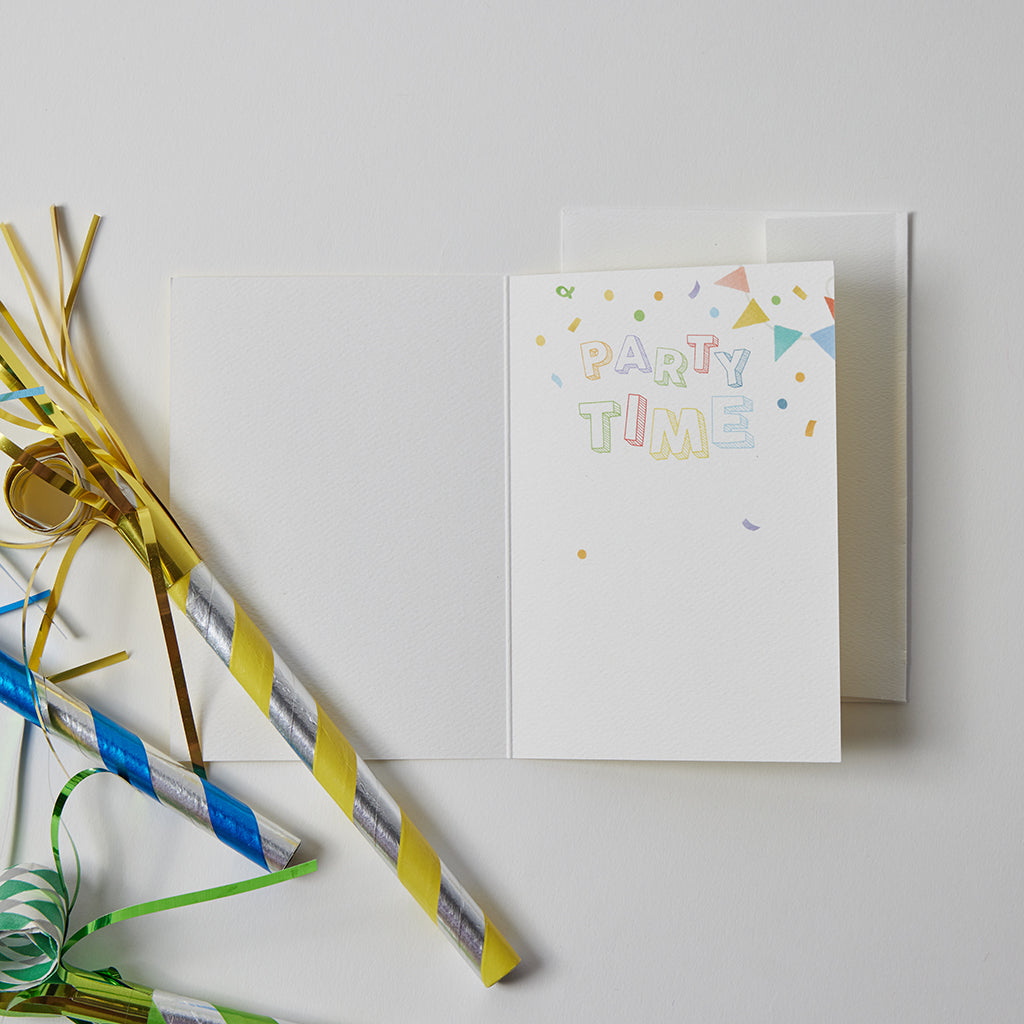Party Time Birthday Greeting Card
