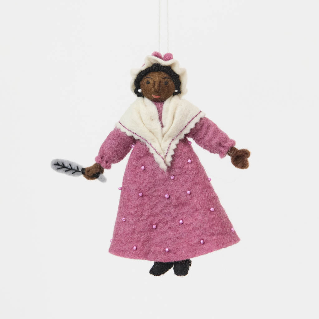 Celebrate the life and literary legacy of an extraordinary American voice with our handcrafted Phillis Wheatley Ornament from the Craftspring Semiquincentennial Collection.