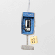 Phone Booth Ornament