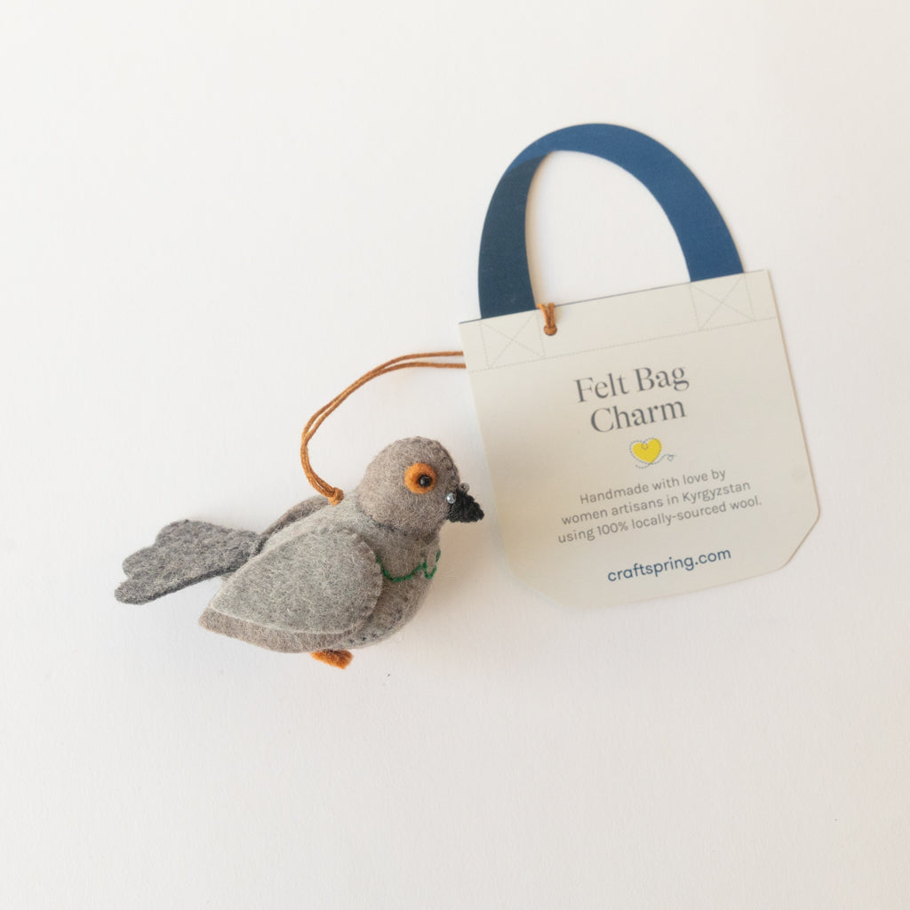 Pigeon Bag Charm