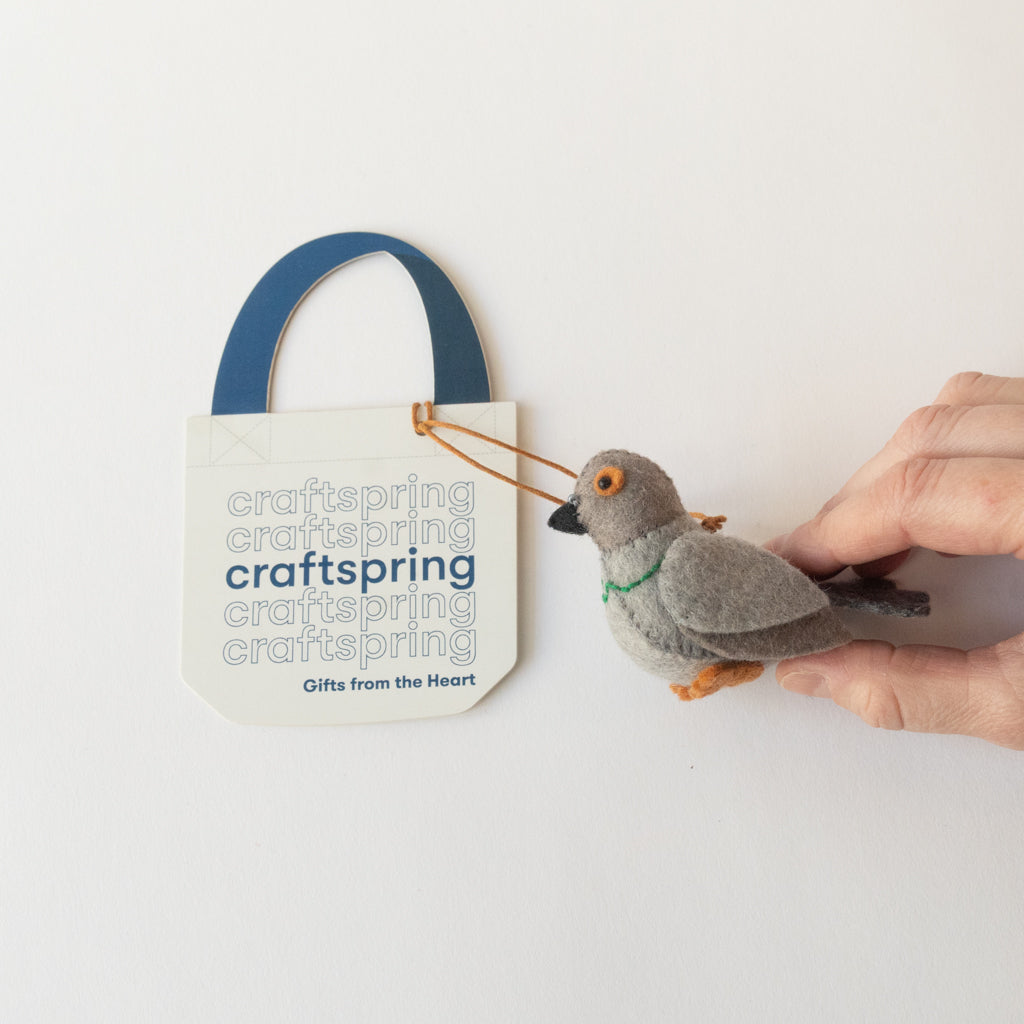 Pigeon Bag Charm