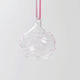 Pink Waves Glass Bauble Ornament