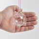 Pink Waves Glass Bauble Ornament