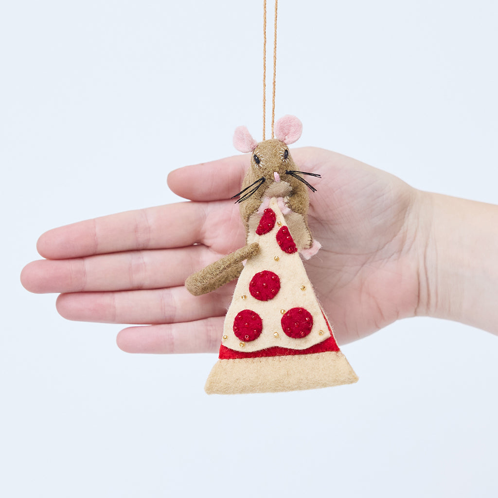 Craftspring Pizza Rat Ornament