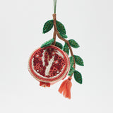 Pomegranate Beaded Ornament