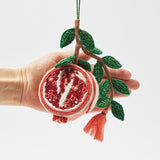 Pomegranate Beaded Ornament