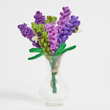 Bundle: Vibrant Flower Bouquets with Vases - Set of 4