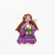 Purple Flower Bouquet Fairy Ornament