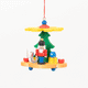 Pyramid Nutcracker German Wooden Ornament