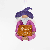 Reading Wizard Ornament