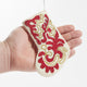 Mini Red & Gold Stocking Ornament