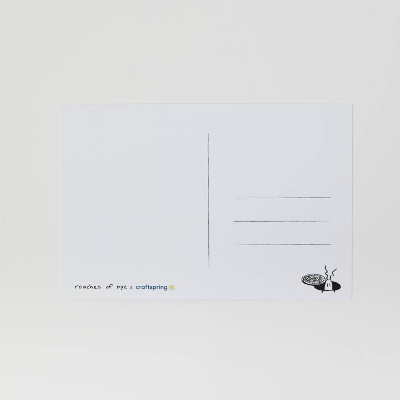 Roaches of NYC Postcard