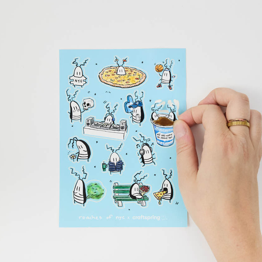 Roaches of NYC Sticker Sheet
