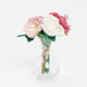 Handmade felt rose bouquet for Mother’s Day, featuring intricate stitching and recycled vase.