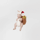 Collector's Edition Santa Bunny with Gifts Ornament