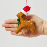 Santa Fawn Ornament