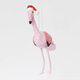 Santa Flamingo Ornament