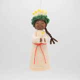 Santa Lucia Ornament - Deep Brown