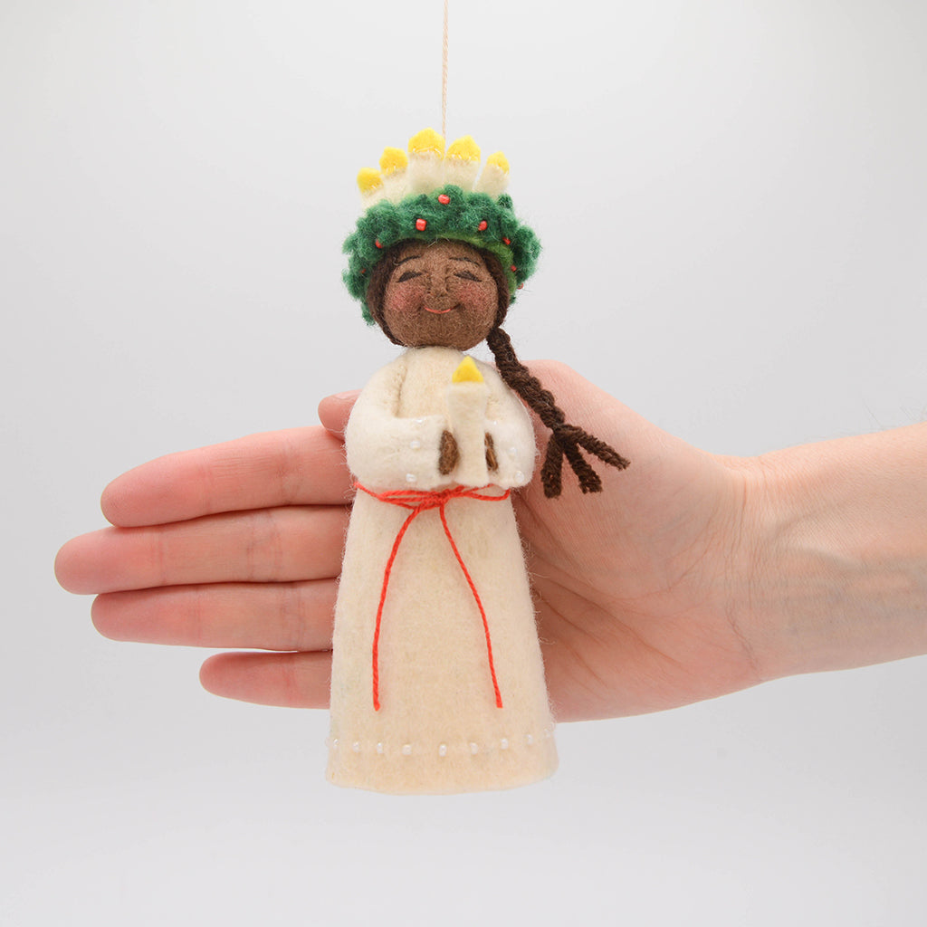 Santa Lucia Ornament - Deep Brown