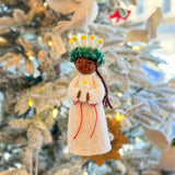 Santa Lucia Ornament - Deep Brown