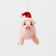 Santa Pig Ornament