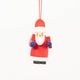 Santa German Wooden Ornament