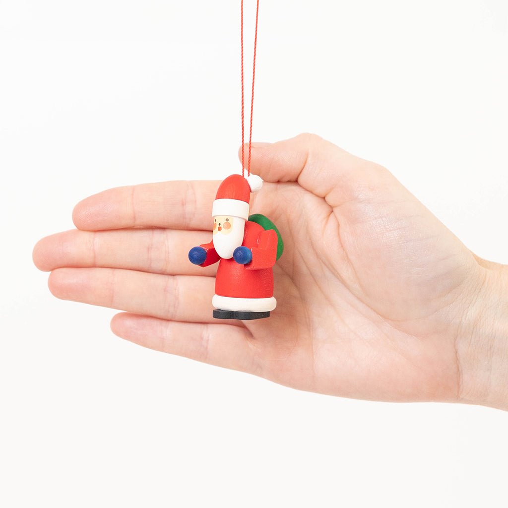 Santa German Wooden Ornament