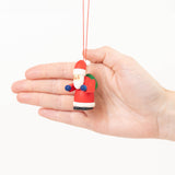 Santa German Wooden Ornament