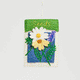 Botanical seed packet ornament in felt with sweet ‘Plant with Love’ message on the back. GIF
