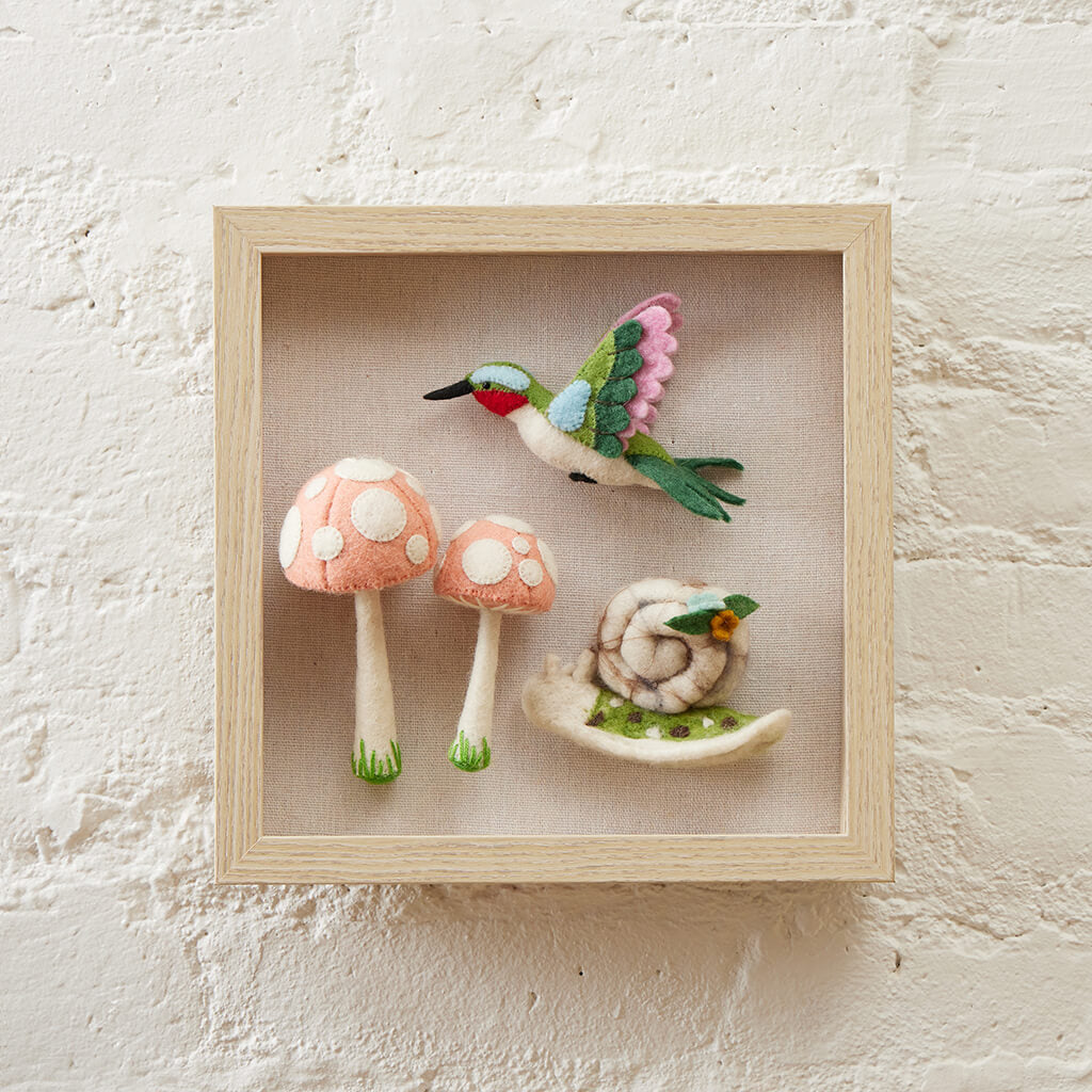 Garden Friends Shadow Box