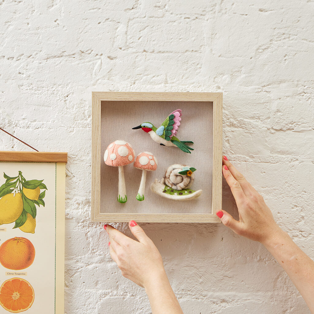Garden Friends Shadow Box