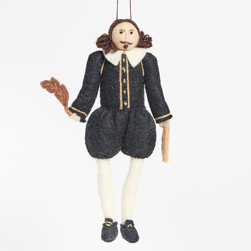 Shakespeare The Bard Ornament