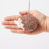 Beaded Hedgehog Ornament
