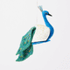 Beaded Peacock Ornament