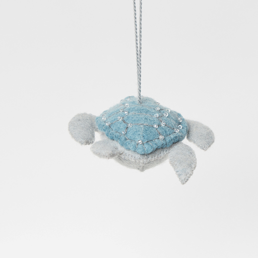 Moon Tide Sea Turtle Ornament
