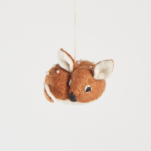 Sleeping Fawn Ornament