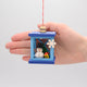 Snowman Lantern German Wooden Ornament
