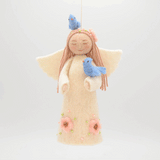 Spring Angel with Birds Ornament