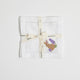 Spring Embroidery Cocktail Napkins - Set of 4