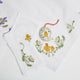 Spring Embroidery Cocktail Napkins - Set of 4